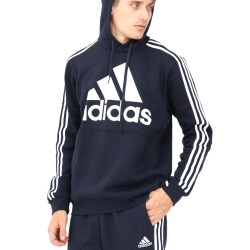 Adidas Felpa Cappuccio Uomo Ragazzo Sportiva Ginnastica Cotone