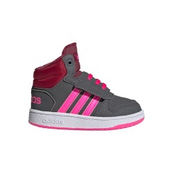 Adidas Hoops Mid 2.0 I SCARPA ALTA BAMBINA BIMBA GINNASTICA SPORTIVA