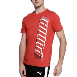 Puma T-shirt Maglia Uomo Ragazzo Mezza Manica corta Sportiva Ginnastica Cotone Estate