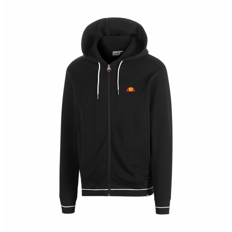 Ellesse Felpa Uomo Ragazzo Zip Intera Cappuccio Sportiva Cotone Ginnastica