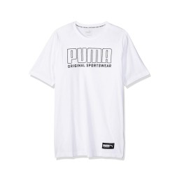 Puma T-shirt Maglia Uomo Ragazzo Mezza Manica corta Sportiva Ginnastica Cotone Estate