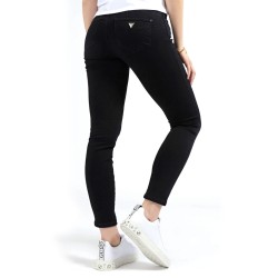 Guess Jeans Curve x Skinny Mid Donna Ragazza Pantalone Nero