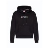 Tommy Hilfiger Logo Hoody Felpa Cappuccio Donna Ragazza Cotone