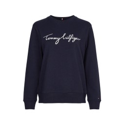 Tommy Hilfiger Graphc Felpa Girocollo Donna Ragazza Cotone