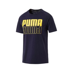 Puma T-shirt Maglia Uomo Ragazzo Mezza Manica corta Sportiva Ginnastica Cotone Estate