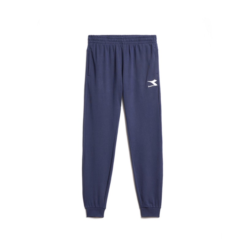 Diadora Pant Cuff Core Pantalone Tuta Felpa Garzata Cotone Uomo Sportivo Ginnastica