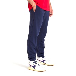 Diadora Pant Cuff Core Pantalone Tuta Felpa Garzata Cotone Uomo Sportivo Ginnastica