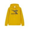 Diadora Hoodie Big Logo Felpa Cappuccio Uomo Sportiva Ginnastica Cotone