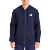 Diadora Hoodie FZ Core Felpa Zip Intera Cappuccio Uomo Cotone Sportiva Ginnastica