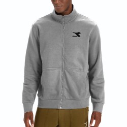 Diadora Sweat FZ Core Felpa Zip Intera Uomo Cotone Sportiva Ginnastica