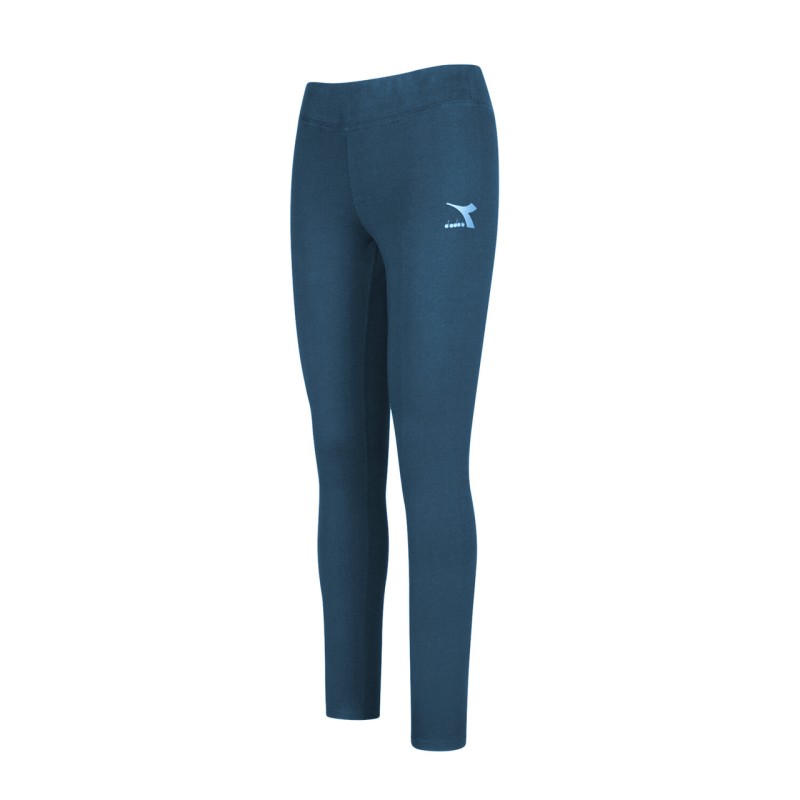 Diadora Leggings Blink  Donna Ragazza Sportiva Ginnastica Cotone Pantalone