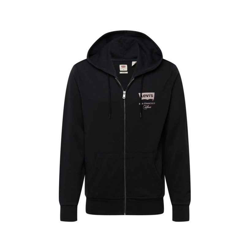 LEVI'S T3 Graphic Zip Intera Up Felpa Cappuccio Uomo Ragazzo