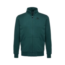 Kappa Logo Zentil Felpa Zip Intera Uomo Ragazzo Sportiva Ginnastica Palestra Cotone