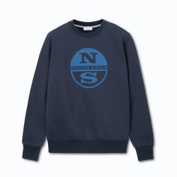 North Sails Felpa Girocollo Organic Flece Uomo Ragazzo