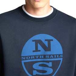 North Sails Felpa Girocollo Organic Flece Uomo Ragazzo