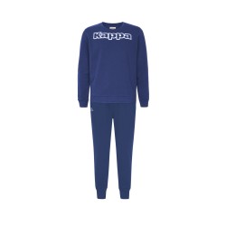 Kappa Uomo Ragazzo Unisex Tuta Felpa Girocollo Sportiva Ginnastica Palestra Cotone