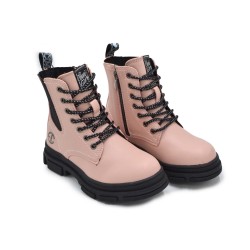 Enrico Coveri Girl Martens Nappa Scarpa Anfibi Bimba Bambina