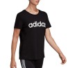 Adidas Lin Slim T-Shirt  Donna Ragazza Maglia Mezzamanica Sportiva Ginnastica Estate