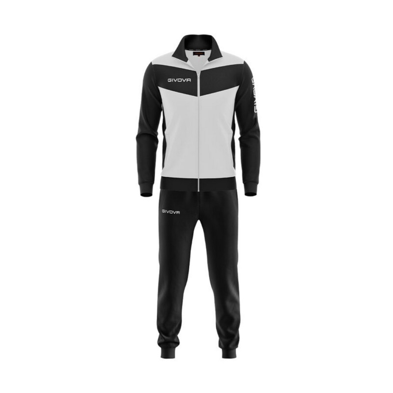 GIVOVA TUTA VISA 4S SPORTIVA ALLENAMENTO RUNNING ZIP INTERA UOMO DONNA UNISEX PALESTRA ACETATA