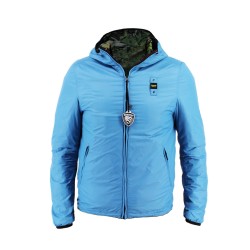 Blauer Giubbotto Cappuccio Reversible Uomo Ragazzo Sportivo Impermeabile Casual