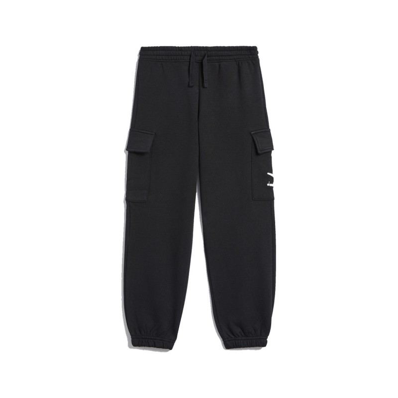 Diadora Pants Cuff Hoopla Pantalone Tuta Felpa Bimbo Ragazzo Sportivo Ginnastica