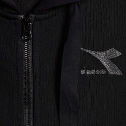 Diadora Hoodie Blink Felpa Zip Intera Cappuccio Donna Ragazza Sportiva Ginnastica