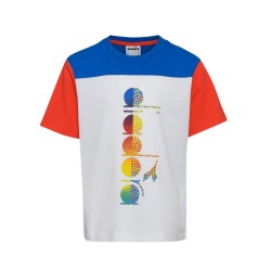 Diadora JB T-Shirt SS Club Bambino Ragazzo Maglia Mezzamanica Sportiva Ginnastica Cotone