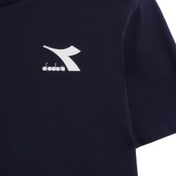 Diadora T-Shirt Chromia Uomo Maglia Cotone Mezzamanica Sportiva Estate Ginnastica