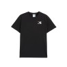 Diadora T-Shirt Chromia Uomo Maglia Cotone Mezzamanica Sportiva Estate Ginnastica