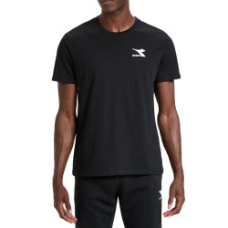 Diadora T-Shirt Chromia Uomo Maglia Cotone Mezzamanica Sportiva Estate Ginnastica