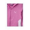 Puma Tuta Completa Bimba Bambina Ragazza Felpa Sportiva Ginnastica Cotone Zip Intera Cappuccio