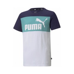 Puma T-shirt Maglia Bimbo Bambino Ragazzo Mezza Manica corta Sportiva Ginnastica Cotone Estate