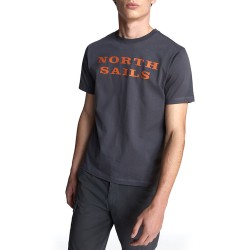 North Sails T-Shirt Uomo Ragazzo Maglia Mezza Manica Corta Girocollo Cotone