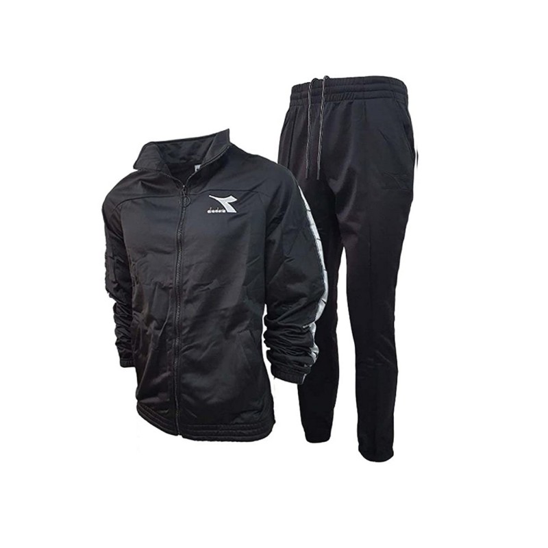 Diadora Traksuit Next Tuta Completa Acetata Uomo Ragazzo Sportiva Ginnastica Zip Intera