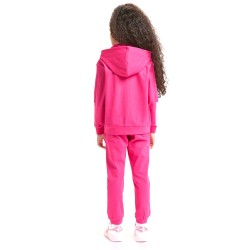 Diadora Tracksuit Tuta Completa Zip Intera Cappuccio Felpa Cotone Bimba Ragazza Sportiva Ginnastica