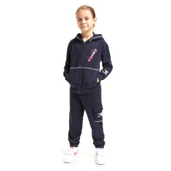 Diadora Tracksuit Tuta Completa Zip Intera Cappuccio Felpa Cotone Bimbo Ragazzo Sportiva Ginnastica Cotone