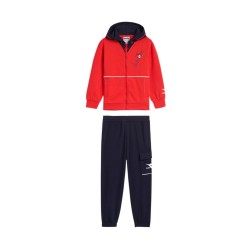 Diadora Tracksuit Tuta Completa Zip Intera Cappuccio Felpa Cotone Bimbo Ragazzo Sportiva Ginnastica Cotone