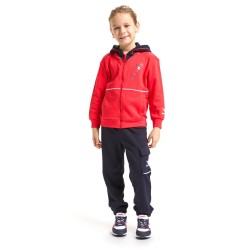 Diadora Tracksuit Tuta Completa Zip Intera Cappuccio Felpa Cotone Bimbo Ragazzo Sportiva Ginnastica Cotone