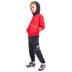 Diadora Tracksuit Tuta Completa Zip Intera Cappuccio Felpa Cotone Bimbo Ragazzo Sportiva Ginnastica Cotone