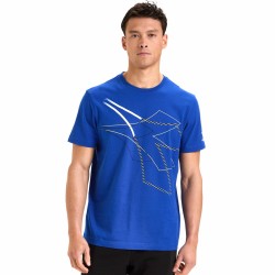 Diadora T-Shirt SS Twist Uomo Ragazzo Sportiva Ginnastica Mezzamanica Estate Maglia