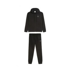 Diadora Tracksuit Core Tuta Completa Zip Intera Donna Ragazza Felpa Cappuccio Sportiva Ginnastica Cotone