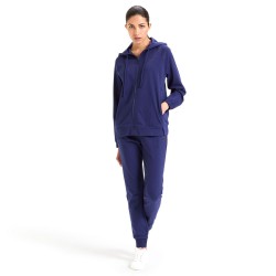 Diadora Tracksuit Core Tuta Completa Zip Intera Donna Ragazza Felpa Cappuccio Sportiva Ginnastica Cotone