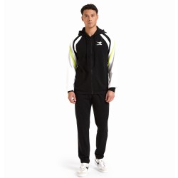 Diadora Traksuit Hoodie Core Tuta Completa Zip Intera Cappuccio Felpa Uomo Ragazzo Sportiva Ginnastica Cotone