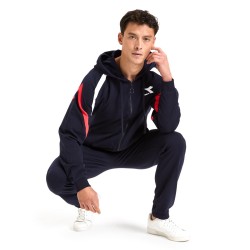 Diadora Traksuit Hoodie Core Tuta Completa Zip Intera Cappuccio Felpa Uomo Ragazzo Sportiva Ginnastica Cotone