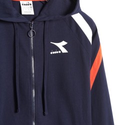 Diadora Traksuit Hoodie Core Tuta Completa Zip Intera Cappuccio Felpa Uomo Ragazzo Sportiva Ginnastica Cotone