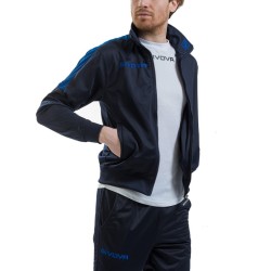 GIVOVA TUTA REVOLUTION SPORTIVA ALLENAMENTO RUNNING ZIP INTERA UOMO DONNA UNISEX PALESTRA ACETATA