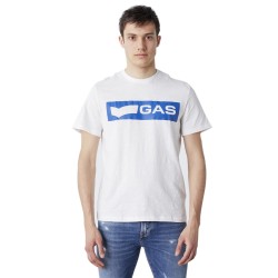 Gas T-Shirt Scuba/s Logo Maglia Mezza Manica Corta Girocollo Uomo Ragazzo