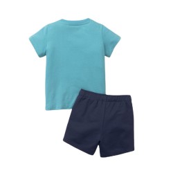 Puma Completino Mezza Manica Corta Bimbo Bambino Ragazzo Sportivo Cotone Estate Ginnastica