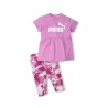 Puma Completino Mezza Manica Corta Bimba Bambina Sportivo Cotone Estate Running Ginnastica