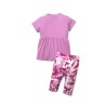 Puma Completino Mezza Manica Corta Bimba Bambina Sportivo Cotone Estate Running Ginnastica